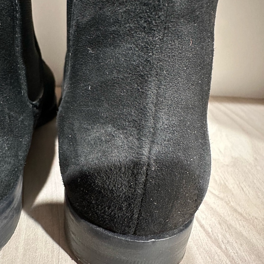 Stuart Weitzman Suede Chelsea Boots - Picture 4 of 11